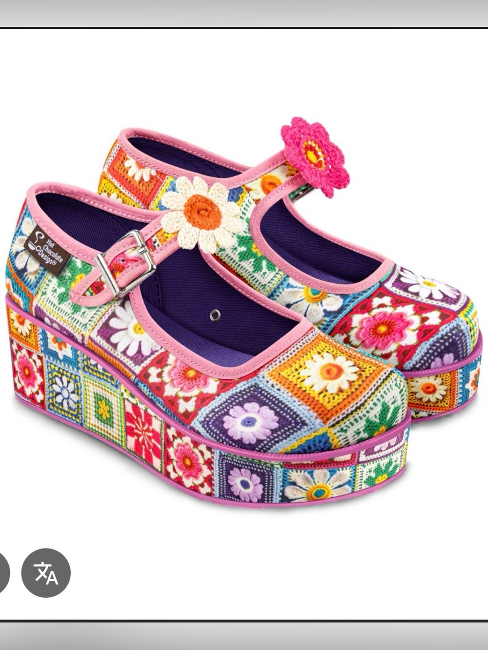 Hot Chocolate Design Platform Mary Jane’s Crochet Print